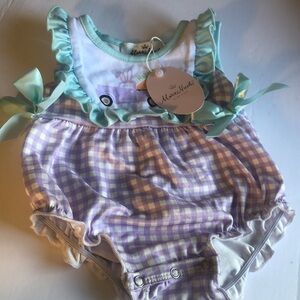 Marie Nicole spring Easter baby one piece